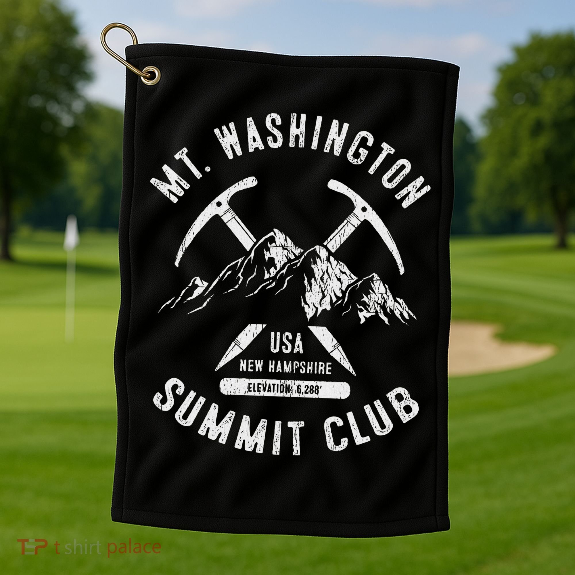 Mount Washington Summit Club I Climbed Mt Washington Golf Towel