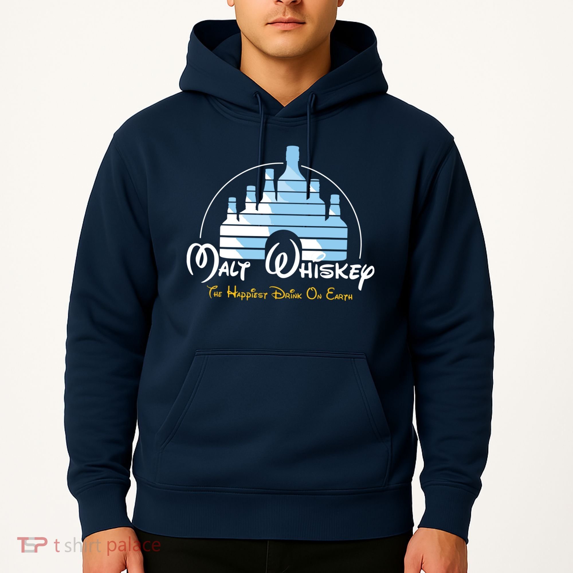 Malt Whiskey Shirts Happiest Drink Funny Pun Parody Hoodie