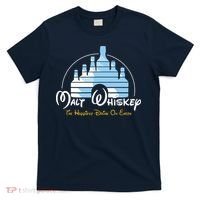 Malt Whiskey Shirts Happiest Drink Funny Pun Parody T-Shirt thumb 0