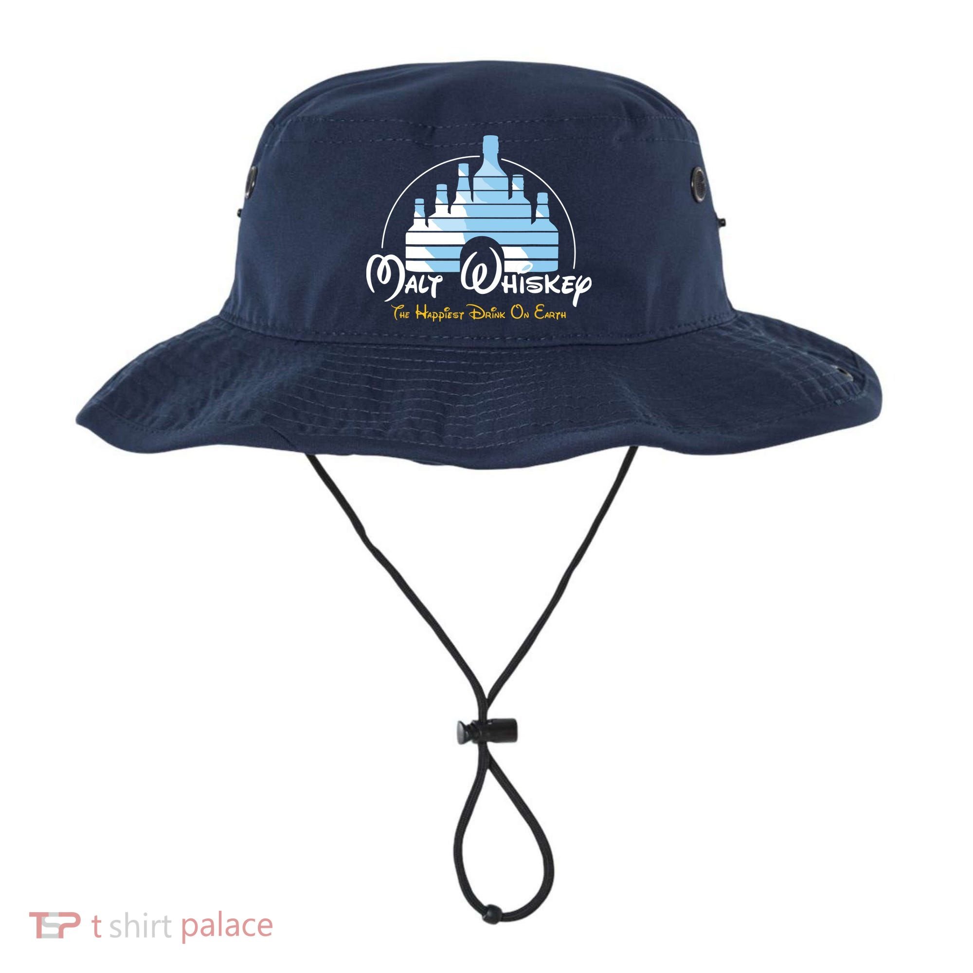 Malt Whiskey Shirts Happiest Drink Funny Pun Parody Bucket Hat