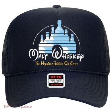 Malt Whiskey Shirts Happiest Drink Funny Pun Parody Hat