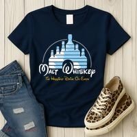 Malt Whiskey Shirts Happiest Drink Funny Pun Parody Women's T-Shirt thumb 3