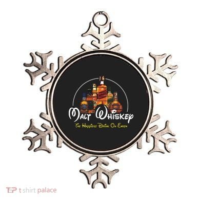 Malt Whiskey Shirts Happiest Drink Funny Pun Parody Ornament