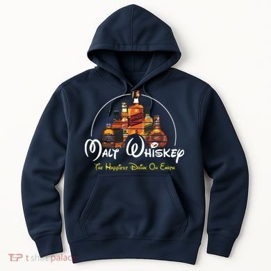 Malt Whiskey Shirts Happiest Drink Funny Pun Parody Hoodie