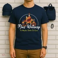 Malt Whiskey Shirts Happiest Drink Funny Pun Parody T-Shirt thumb 6
