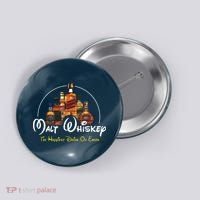 Malt Whiskey Shirts Happiest Drink Funny Pun Parody Button thumb 0