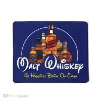 Malt Whiskey Shirts Happiest Drink Funny Pun Parody Mousepad thumb 0