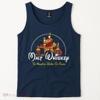 Malt Whiskey Shirts Happiest Drink Funny Pun Parody Tank Top thumb 2