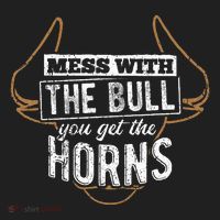 Mess With The Bull You Get The Horns Bullfighter Longhorn Beanie thumb 2