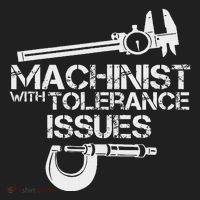 Machinist With Tolerance Issues.Machinis Funny Gift Golf Towel thumb 3