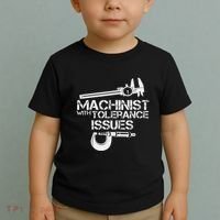 Machinist With Tolerance Issues.Machinis Funny Gift Toddler T-Shirt thumb 2