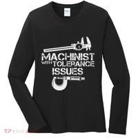 Machinist With Tolerance Issues.Machinis Funny Gift Women's Long Sleeve Shirt thumb 0