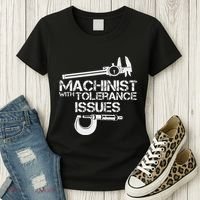 Machinist With Tolerance Issues.Machinis Funny Gift Women's T-Shirt thumb 3