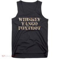 Military Whisky Tango Foxtrot (wtf) Camouflage Tank Top thumb 0