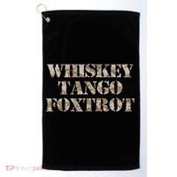 Military Whisky Tango Foxtrot (wtf) Camouflage Golf Towel thumb 0