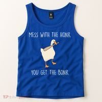 Mess With The Honk You Get The Bonk Tank Top thumb 2