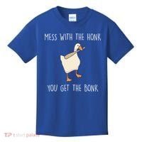 Mess With The Honk You Get The Bonk Kids T-Shirt thumb 0