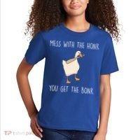 Mess With The Honk You Get The Bonk Kids T-Shirt thumb 2