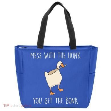 Mess With The Honk You Get The Bonk Tote Bag