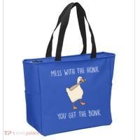 Mess With The Honk You Get The Bonk Tote Bag thumb 2
