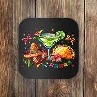Mexico Wine Tequila Margarita Drinking Mexican Cinco De Coaster thumb 0