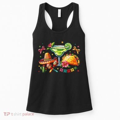 Mexico Wine Tequila Margarita Drinking Mexican Cinco De Women's Tank Top