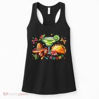 Mexico Wine Tequila Margarita Drinking Mexican Cinco De Women's Tank Top thumb 0