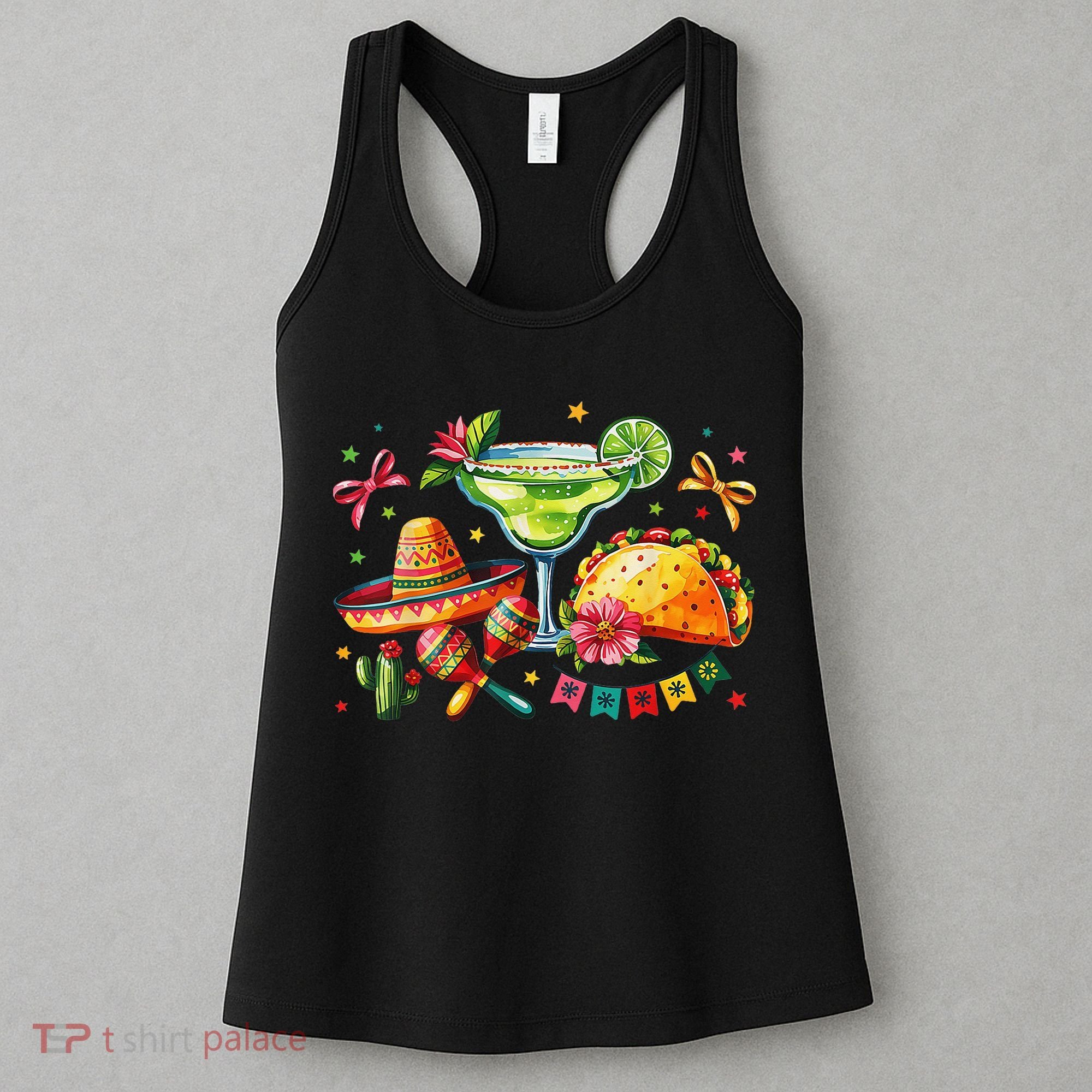 Mexico Wine Tequila Margarita Drinking Mexican Cinco De Women's Tank Top