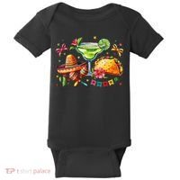 Mexico Wine Tequila Margarita Drinking Mexican Cinco De Baby Bodysuit thumb 0