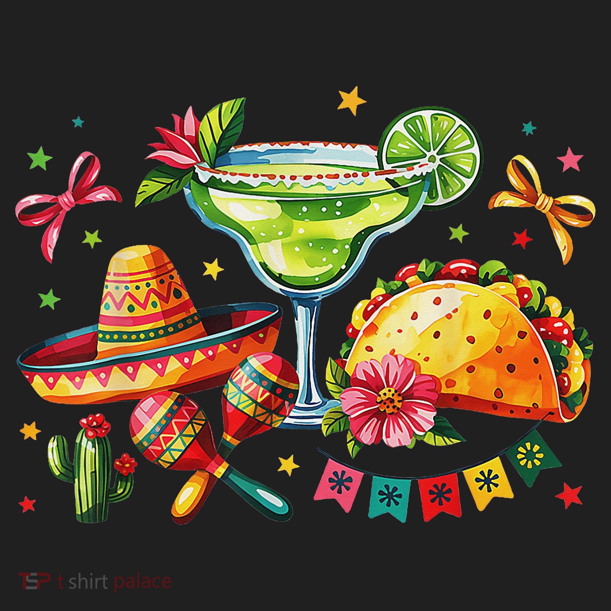 Mexico Wine Tequila Margarita Drinking Mexican Cinco De Hat