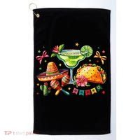 Mexico Wine Tequila Margarita Drinking Mexican Cinco De Golf Towel thumb 0