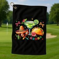 Mexico Wine Tequila Margarita Drinking Mexican Cinco De Golf Towel thumb 1