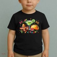 Mexico Wine Tequila Margarita Drinking Mexican Cinco De Toddler T-Shirt thumb 2