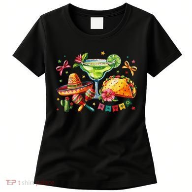 Mexico Wine Tequila Margarita Drinking Mexican Cinco De Women's T-Shirt