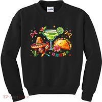 Mexico Wine Tequila Margarita Drinking Mexican Cinco De Kids Sweatshirt thumb 0