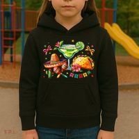 Mexico Wine Tequila Margarita Drinking Mexican Cinco De Kids Hoodie thumb 3