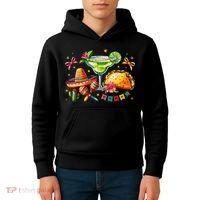 Mexico Wine Tequila Margarita Drinking Mexican Cinco De Kids Hoodie thumb 4