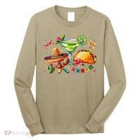 Mexico Wine Tequila Margarita Drinking Mexican Cinco De Long Sleeve Shirt thumb 0