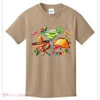 Mexico Wine Tequila Margarita Drinking Mexican Cinco De Kids T-Shirt thumb 0