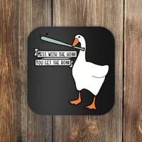 Mess With The Honk You Get The Bonk Goose Coaster thumb 0