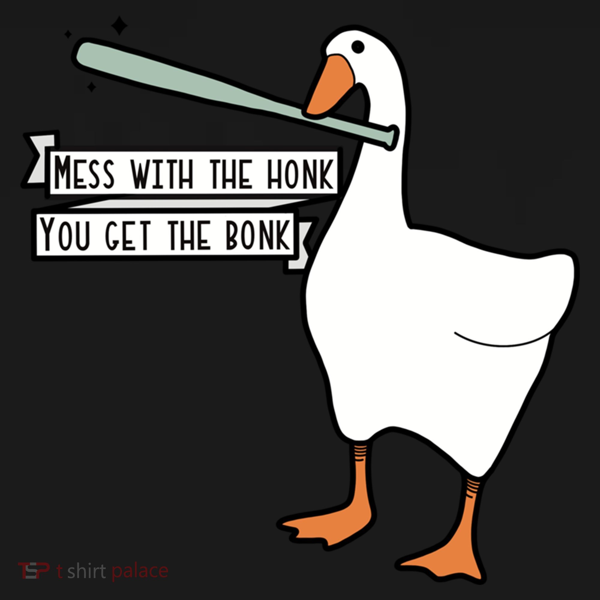 Mess With The Honk You Get The Bonk Goose Toddler Hoodie