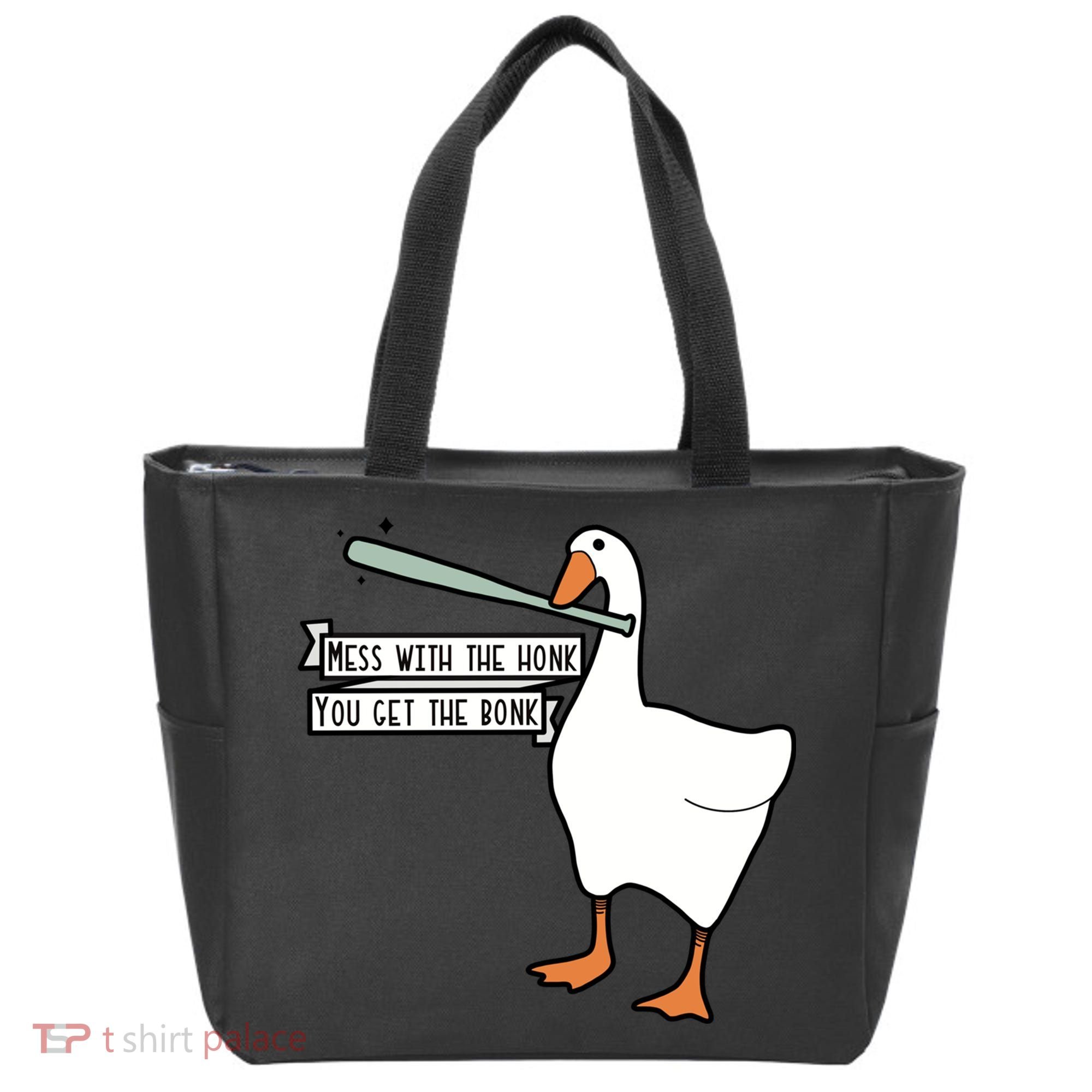 Mess With The Honk You Get The Bonk Goose Tote Bag