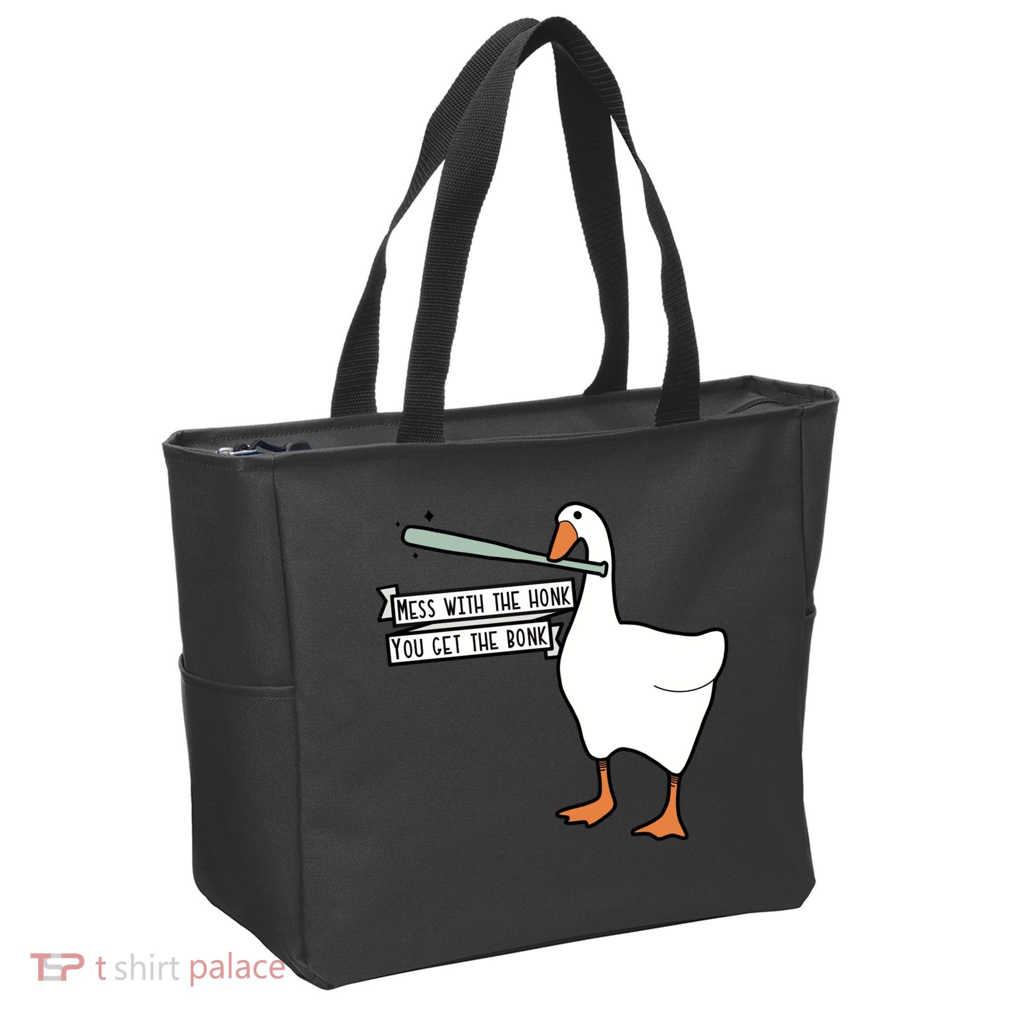 Mess With The Honk You Get The Bonk Goose Tote Bag