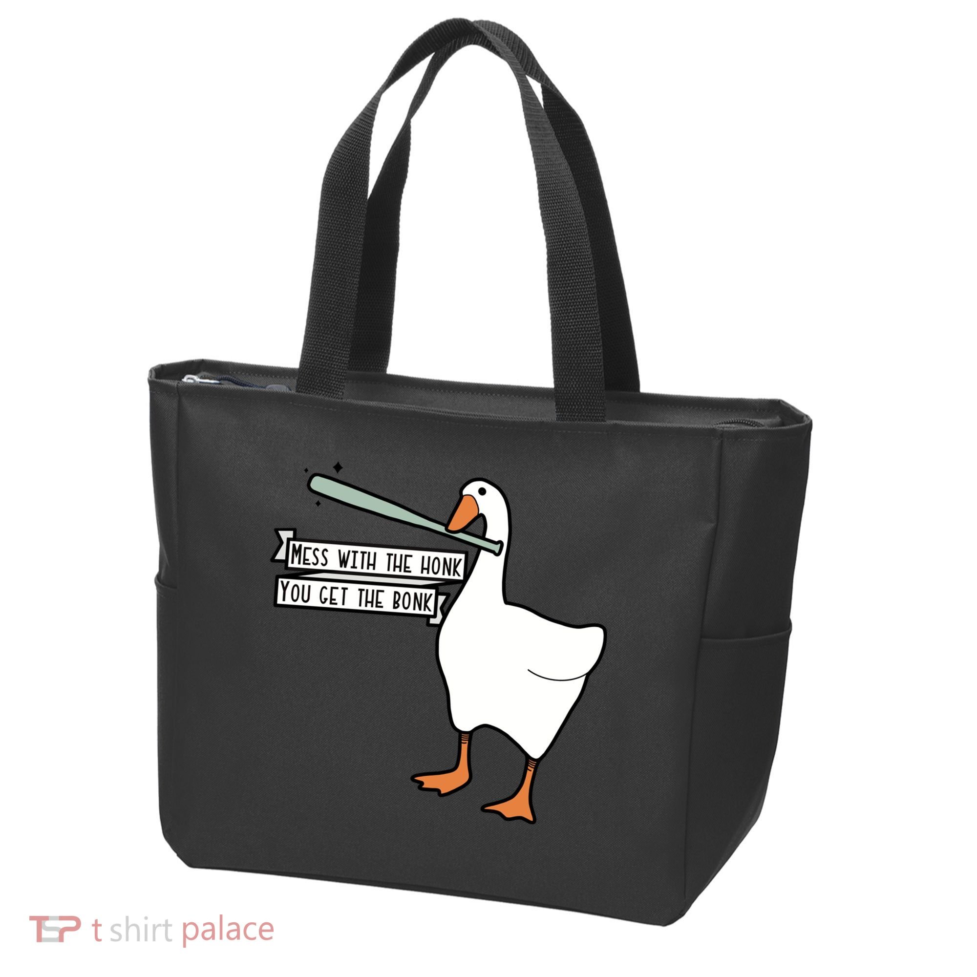 Mess With The Honk You Get The Bonk Goose Tote Bag