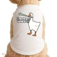Mess With The Honk You Get The Bonk Goose Doggie Tank thumb 0