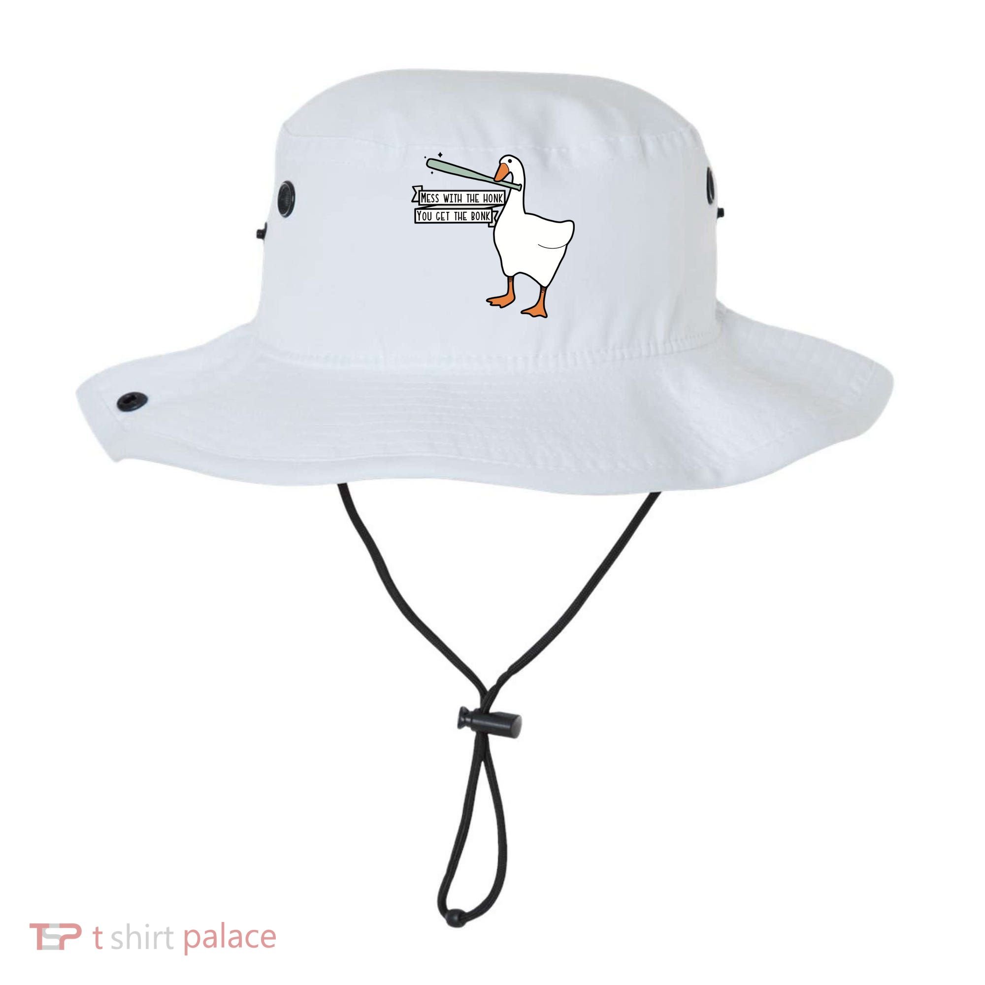 Mess With The Honk You Get The Bonk Goose Bucket Hat