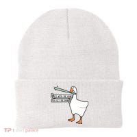 Mess With The Honk You Get The Bonk Goose Beanie thumb 0