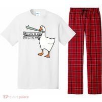 Mess With The Honk You Get The Bonk Goose Pajama Set thumb 0