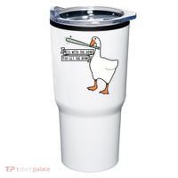Mess With The Honk You Get The Bonk Goose Tumbler thumb 0