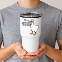 Mess With The Honk You Get The Bonk Goose Tumbler thumb 2